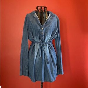 Belted Jean Dress/Shirt